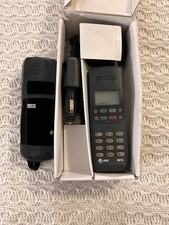 Vintage AT T Model 3810 Analog Cellphone Tested W Box Chargers 2 Batteries Case
