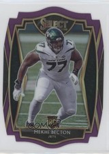 2020 Panini Select Premier Level Purple Prizm Die-Cut Mekhi Becton #190 0a6