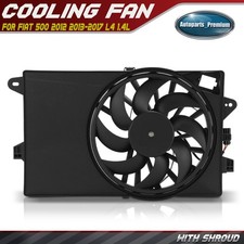 Radiator Cooling Fan Assembly with Shroud for...