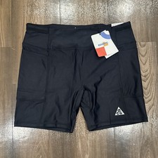 Nike Acg Tree Frog Dri-fit Adv Mid-rise 6 Shorts Womens Size L Hj0259-010 Nike Acg Tree Frog Dri-fit Adv Mid-rise 6 Shorts Womens Size L Hj0259-010