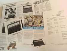 ORIGINAL RARE CAMBRIDGE Z88 SINCLAIR SALES BROCHURES MATERIALS