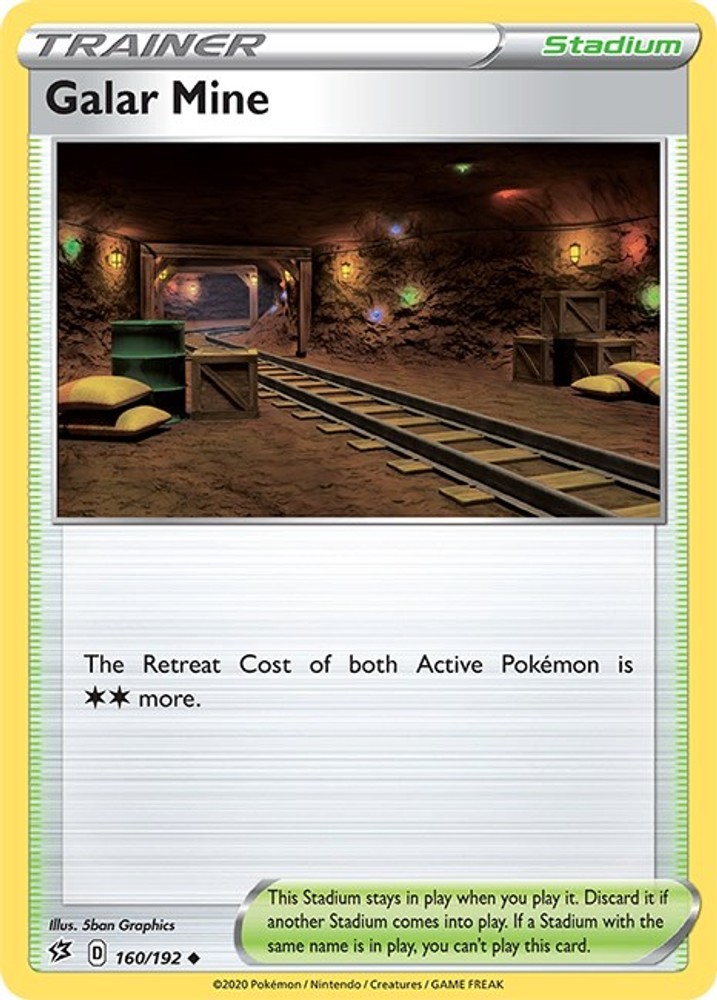 NM - Galar Mine SWSH02 - 160/192 SWSH02: Rebel Clash