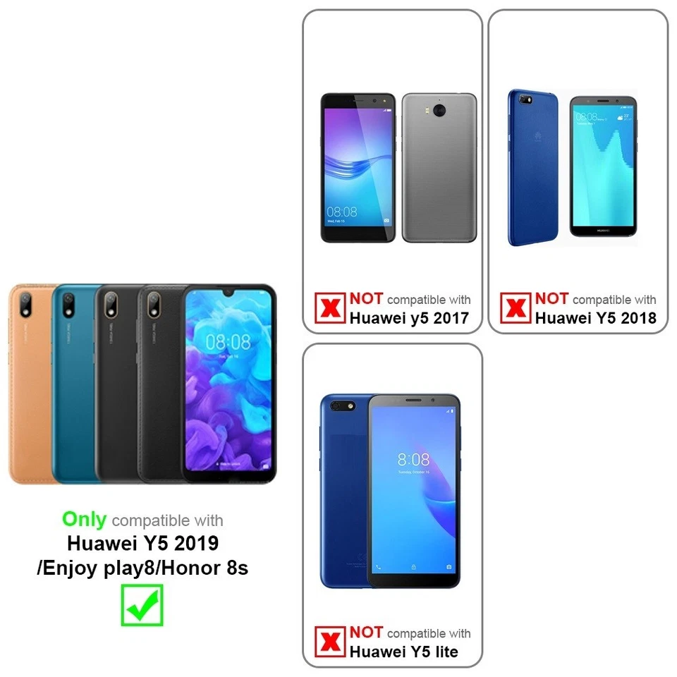 Funda para Huawei Y5 2019 / Enjoy Play 8 / Honor 8S Protección Teléfono Cubierta Foto 2 de 4