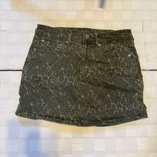 New Green American eagle high rise mini Skirt Womens Size 6