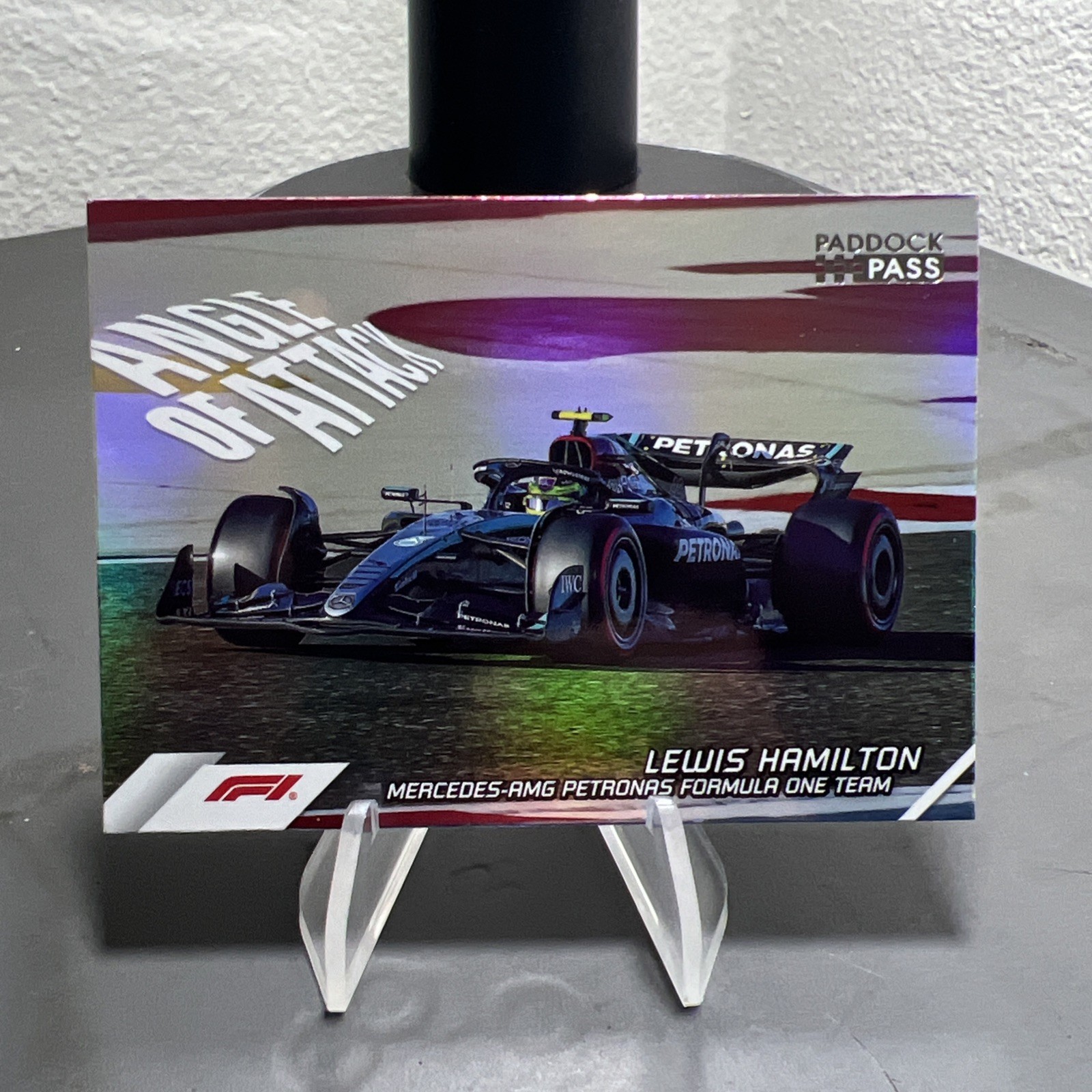 2024 Topps Paddock Pass Formula 1 - Angle of Attack Lewis Hamilton Black /25