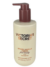 VICTORIA'S SECRET SPICED VANILLA CREME HYDRATING BODY LOTION CREAM 10 oz
