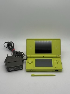 Nintendo DS Lite Handheld-Spielkonsole - Lime Green Grün Inkl Original Ladedabel
