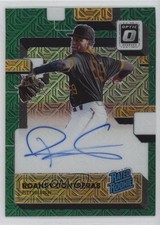 2022 Panini Donruss Optic Green Mojo Prizm 6/88 Roansy Contreras Auto 2a9