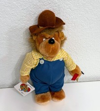 Vintage 1984 Mattel The Berenstain Bears Papa Bear Plush Stuffed Animal w/ Tags