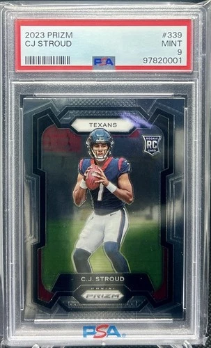 2023 Panini Prizm Rookies C.J. Stroud #339 PSA 9 Texans RC 🔥