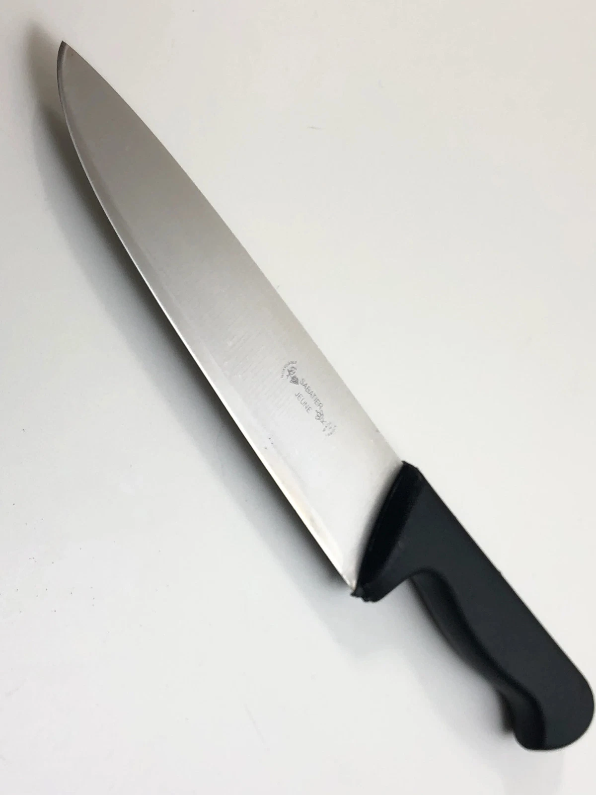 Vintage Sabatier Jeune Inox Steel 190mm Chef Knife Plastic Handle France 07
