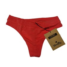 Woolly Women  s 95 Merino Wool Thong, Wild Rose Pink, 2XL