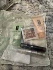 NEW Clinique Skin Care Makeup 5 Pc Gift Set in Bag Opened