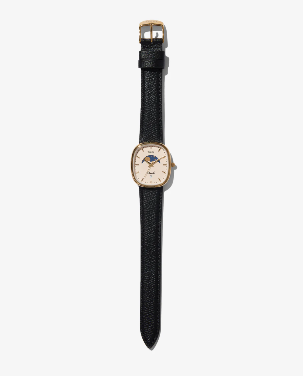 み*ん様 Noah X Timex Moon Phase Watch Noah x Timex Oval Moon Phase Watch BLACK GOLD | eBay