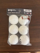 IPG Team Sports Iowa Hawkeyes 6 count ping pong balls with free shipping