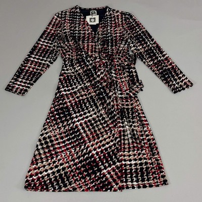 ANNE KLEIN Wrap Dress Multi-Colored for Adult Women's Sz S 9X0-230053279