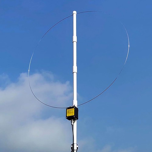 Broadband Receiver Active Ring Antenna 0-30DB Adjustable Gain Home Use - Afbeelding 5 van 27
