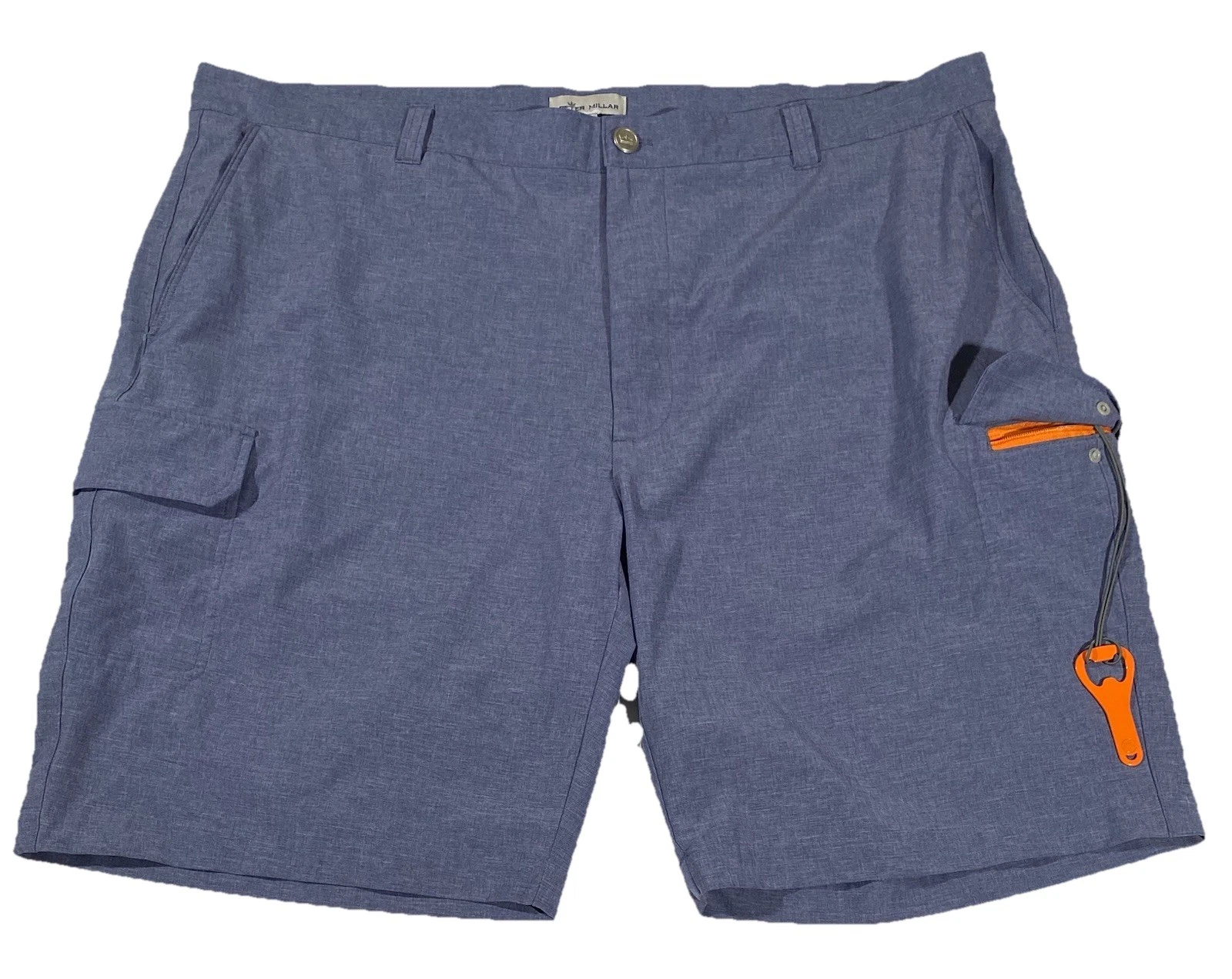 Peter Millar cargo Shorts Mens 40 Golf Hybrid Performance Golf stretch Blue