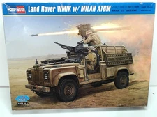 Hobbyboss 82447 1/35  Land Rover WMIK w/MILAN ATGM Vehicle Model Kit NIOB Comple
