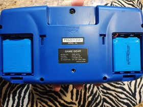 Sega Game Gear Custom w/  New Larger LCD Screen, USB-C Rechargeable Lithium Batt