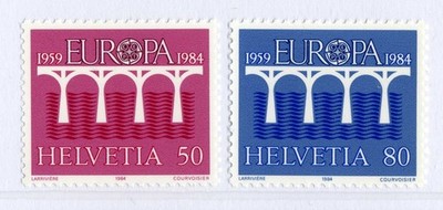 SWITZERLAND - SWITZERLAND - 1984 - Europe. 25th Anniversary C.E.P.T. MNH**