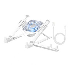 Adjustable Laptop Bracket Ergonomic Laptop Stand with Fan Portable Height Adjust