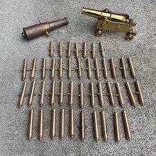 Lot of 45 Milled Brass Cannons