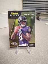 2018 Lamar Jackson Panini Player of the Day Rookie Card #R4. rookie card picture