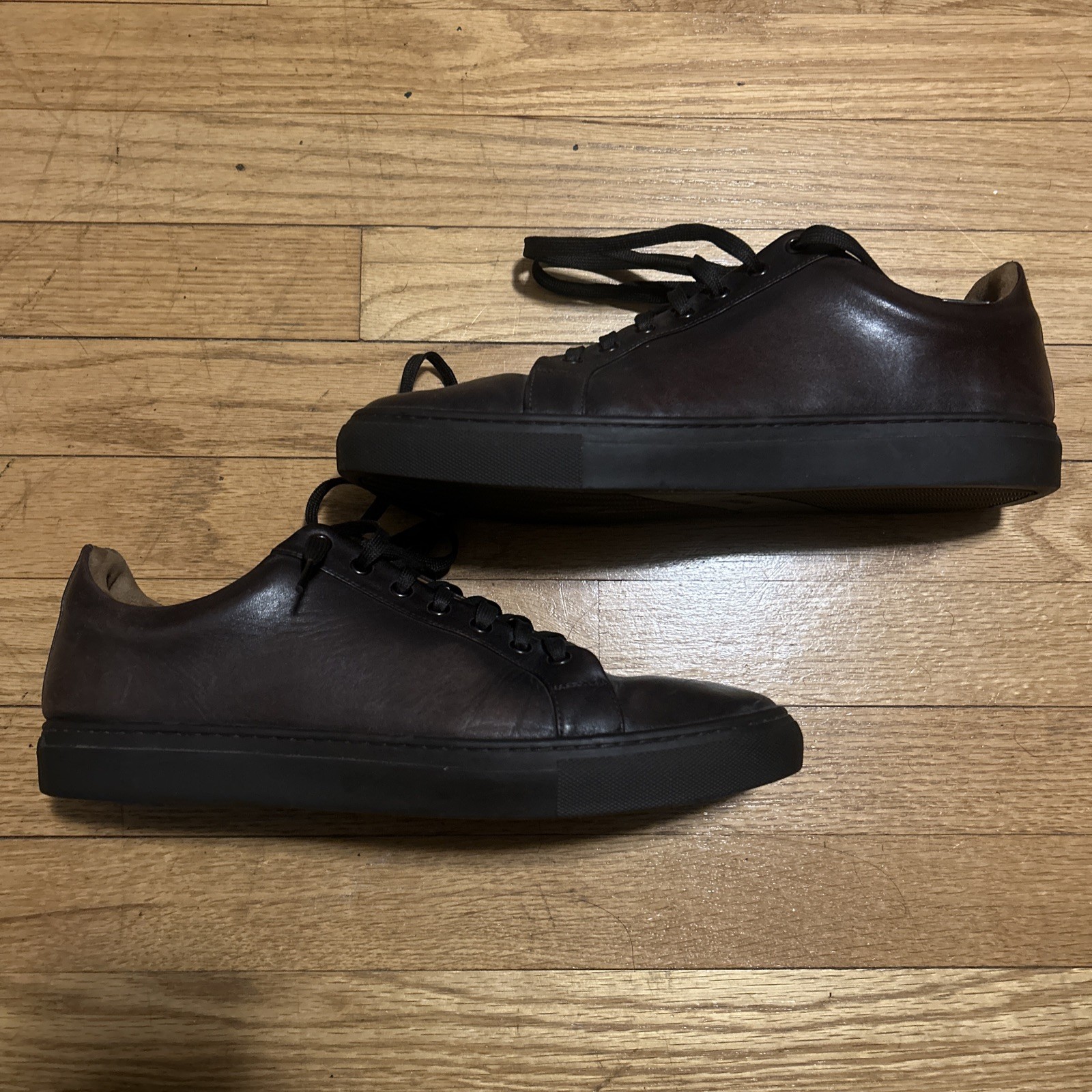 Thursday Everyday Premier Low Top Sneakers Men’s Size 12 Brown Leather Shoe EUC