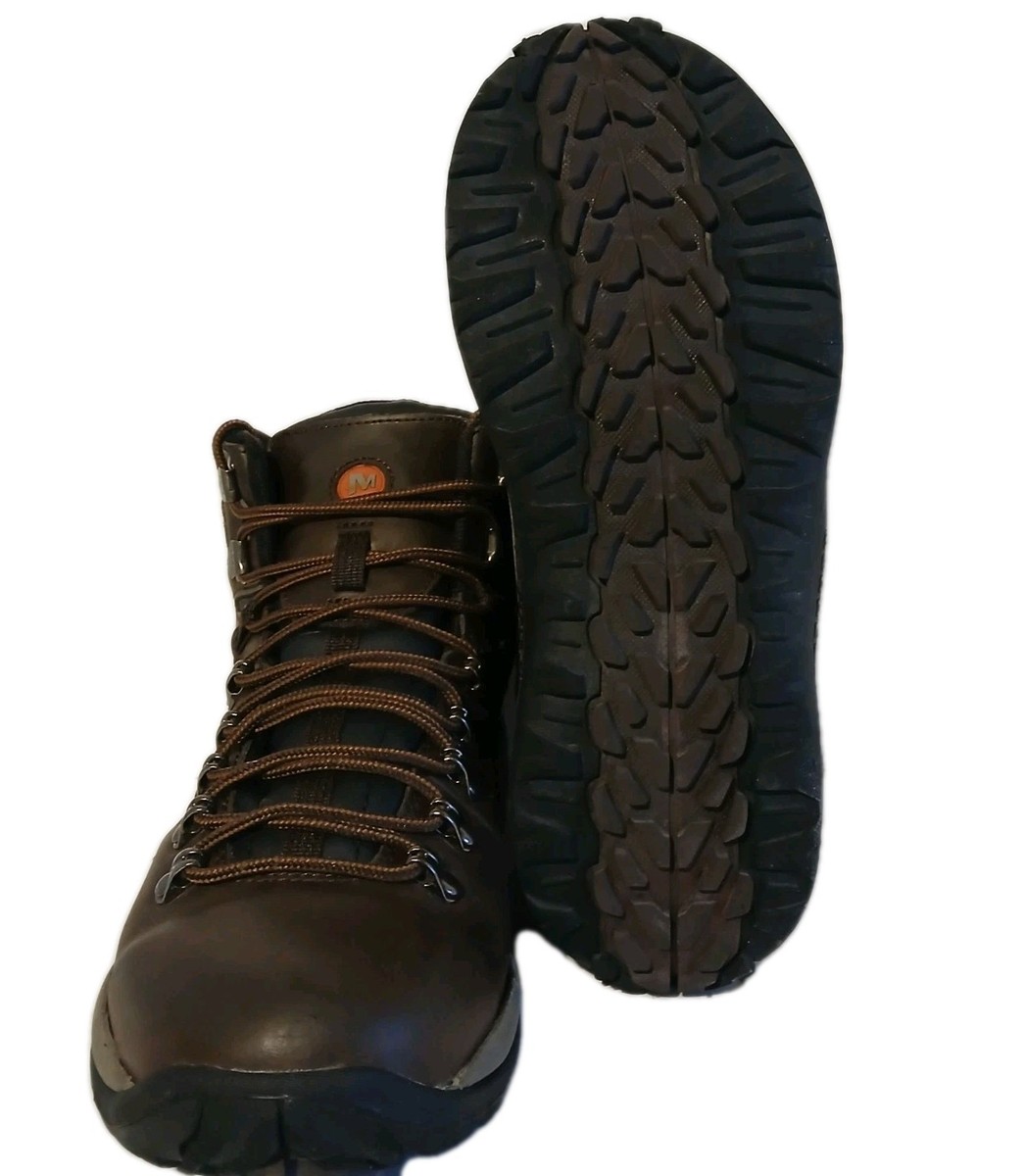 Merrell Reflex II Leather Mid Waterproof Brown Boots Men's Size