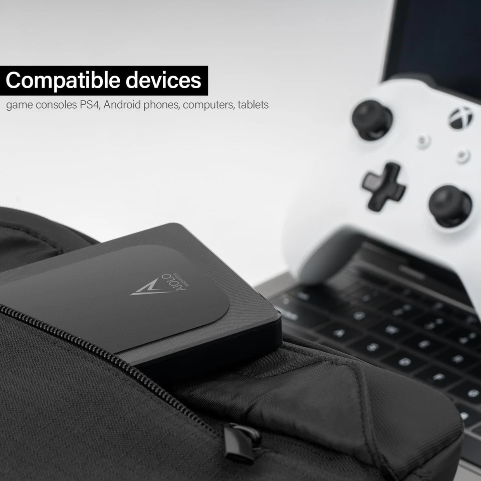 External Hard Drive Ultra Slim Portable HDD USB 3.0 for PC, Mac, Laptop,PS4,Xbox - Image 4 of 4