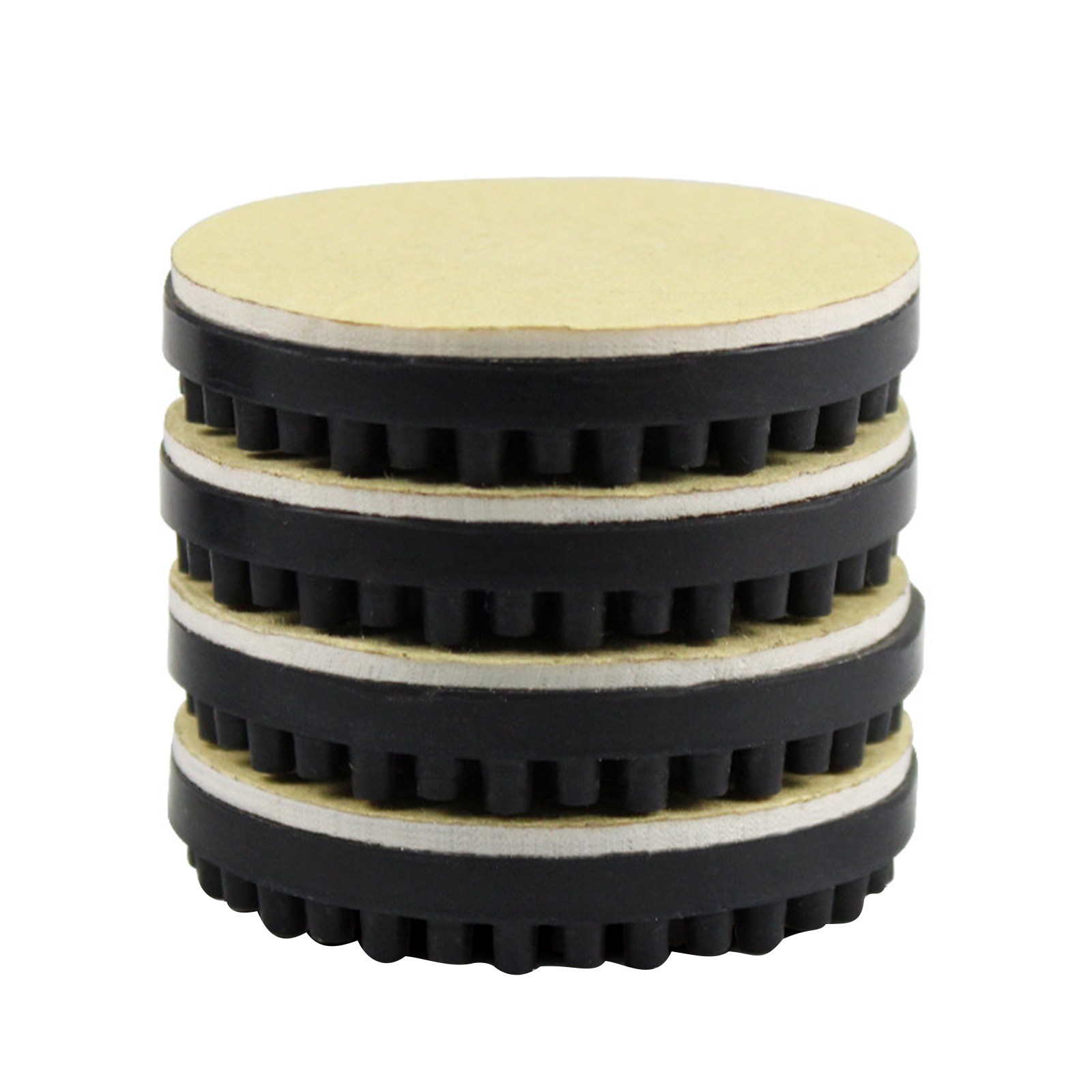 4-Pack Rubber Isolation Feet for Turntables – Anti-Vibration Pads