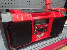 Milwaukee 2890-20 M18 Jobsite Radio AM/FM Cordless Corded USB Port Red Black