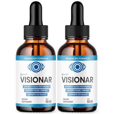 (2 Pack) Visionar Drops Enhance Vision, Support Healthy Eye Function 60 Servings