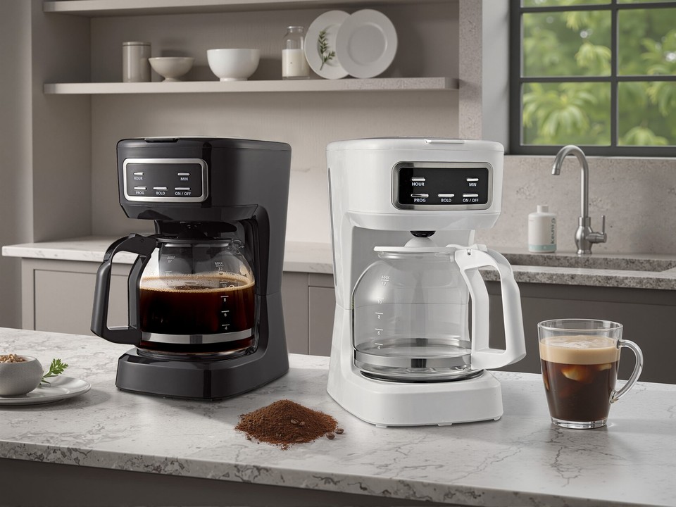 Programmable 12-Cup Coffee Maker Automatic Drip Machine with Timer ...