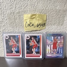 Panini 2021-22 NBA Hoops Alperen Sengun Rookie 3 Card Lot Houston Rockets