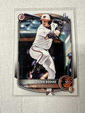 Caden Bodine RC 2025 Bowman Draft #BD63 Orioles 1st Bowman 1st Round Pick