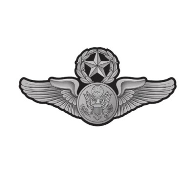 United States Enlisted Master Aircrew Badge Wings Sticker