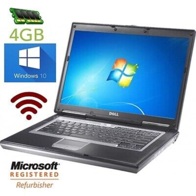480GB SSD Dell 14'' Laptop Windows 10 Pro 4GB RS232 DB9 Serial Port New Battery