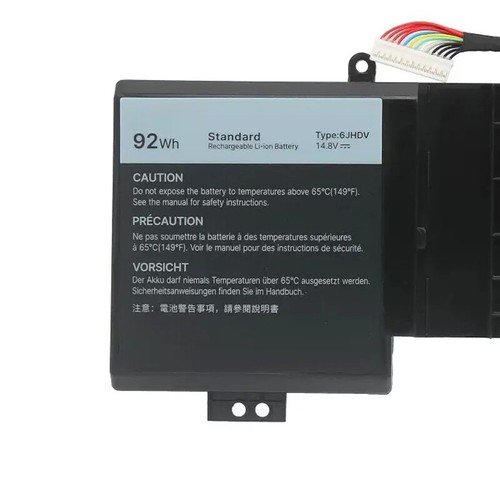 Replace Battery for Dell Alienware 17 R2 R3 ALW17ED-4718 ALW17ED4738 6JHDV YKWXX - Afbeelding 2 van 6