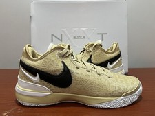RARE Size 12 Nike Zoom LeBron NXXT Gen TB Promo Team Gold Black Mens FN7092-701