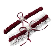 Garter for Prom Bridal Wedding Garter Lace Ribbon Flower Garters Decorations