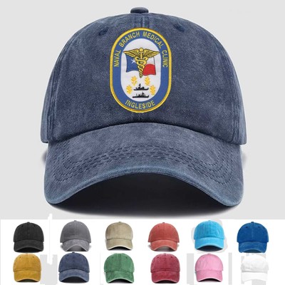 Custom Embroidered Hat Naval Branch Medical Clinic Ingleside Texas, Gift Idea