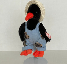Ty Attic Treasures Cawley Crow 8" beanie baby plush