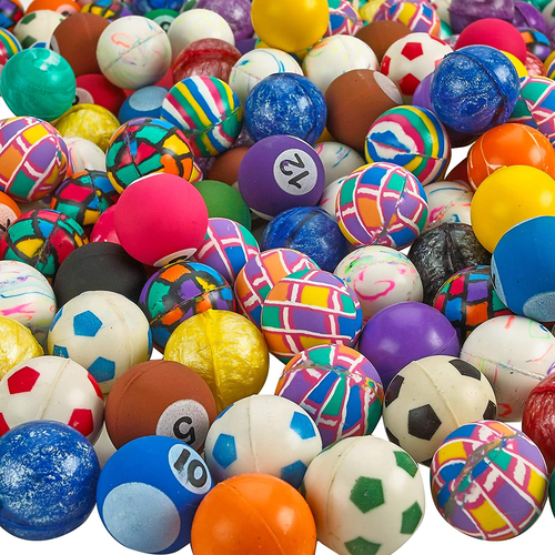 Bedwina Bouncy Balls in Bulk - Pack of 250 (1Inch/27Mm) Hi Bounce Ball Variety A - Picture 9 of 12
