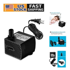 Adjustable Flow Mini Submersible Water Pump - 50 GPH, Perfect for Fish Tanks