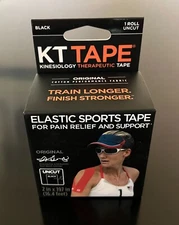 KT Tape Original Cotton Elastic Kinesiology Athletic Tape Uncut Roll 2in x 197in