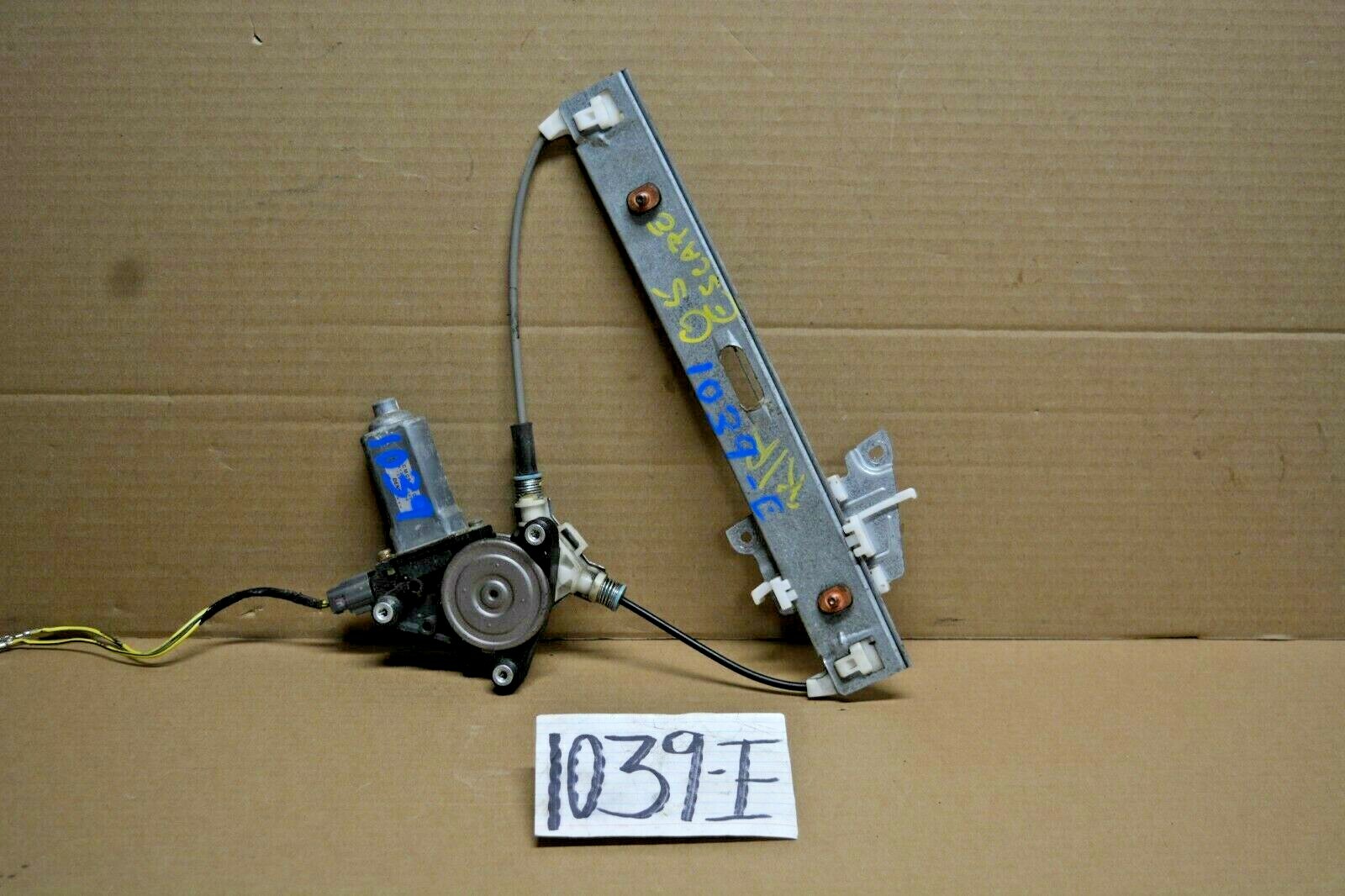 00 01 02 03 04 05 06 07 Escape REAR PASSENGER Window Regulator W/ Motor #1039-E