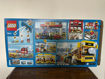 Lego City Bus Stop & Pizzeria - Set 7641 - 100% complete | eBay