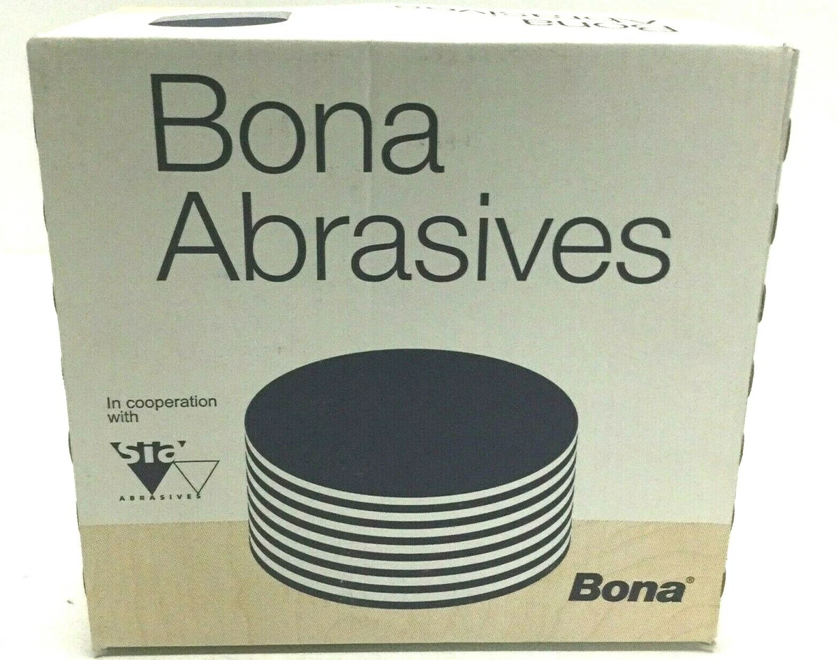 Bona Abrasives Black Floor Edger Disc 6 Inch 60 Grit AA546850060 Pack of 50
